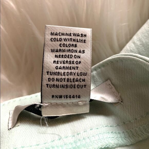 Gemma + Jane Soft Mint Tie Dye Bell Bottom Jeans - Picture 6 of 9